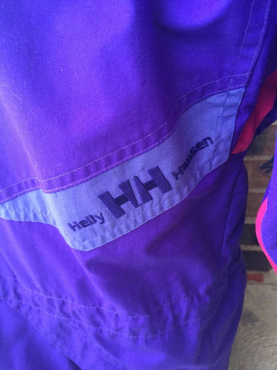 Helly Hansen vintage purple fucia small windbreak… - image 5