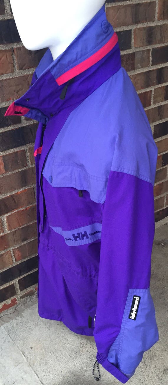 Helly Hansen vintage purple fucia small windbreak… - image 7