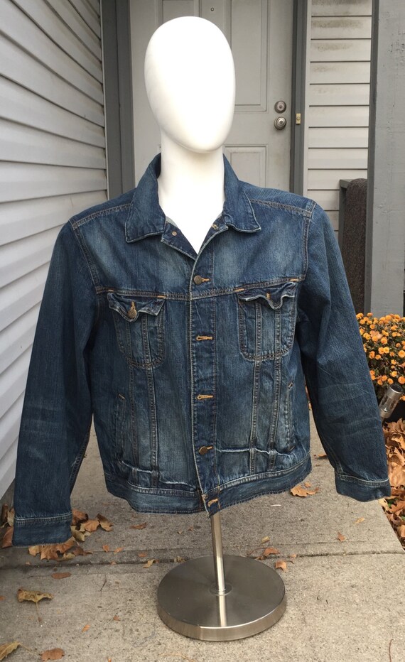 Eddie bauer jean jacket cheap vintage