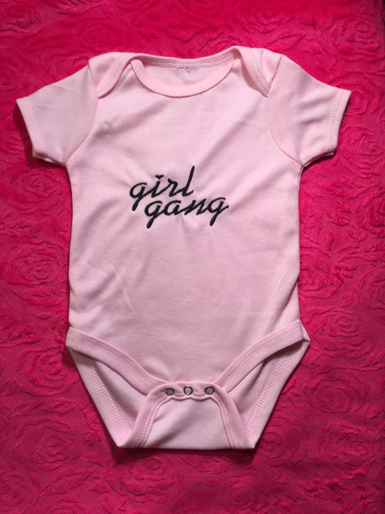 Feminist Baby Onesie Pink Onesie Girl Power Onesie Customoized Etsy