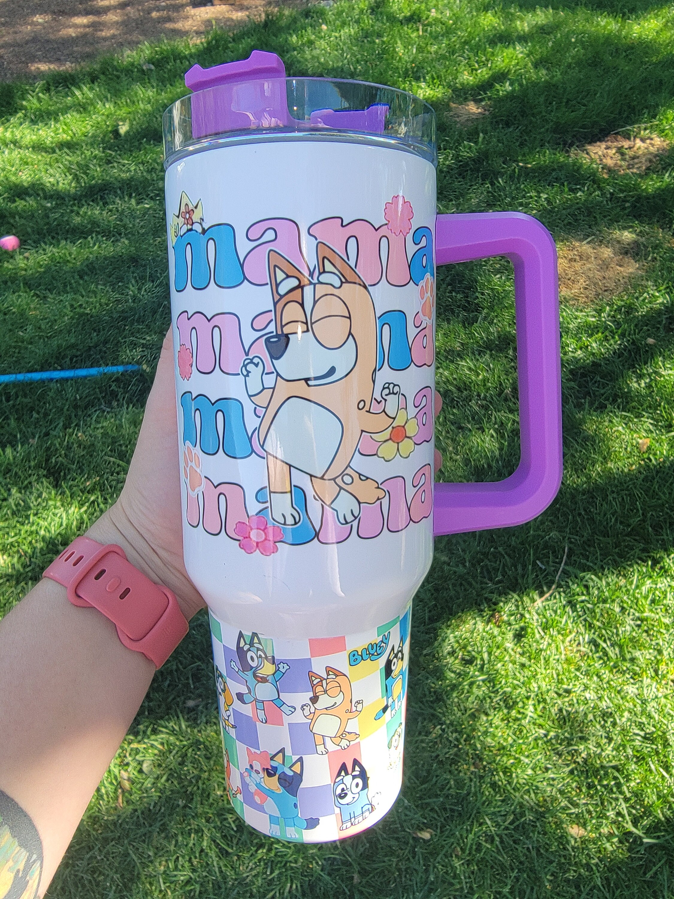 check out the new cup! 😍 #bluey #momchecklist #newcup
