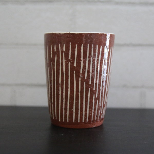 REDUCED PRICE!! Carved Tumbler