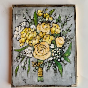 Custom Wedding bouquet portrait