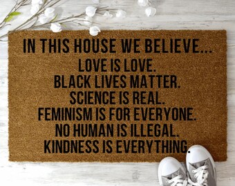 Science Doormat | Etsy