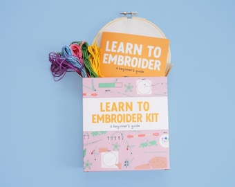Learn to Embroider Kit - An Introduction to Embroidery for Beginners