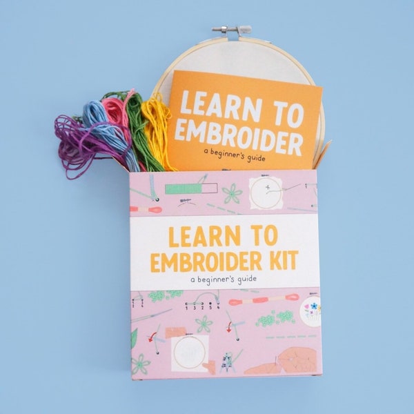Learn to Embroider Kit - An Introduction to Embroidery for Beginners
