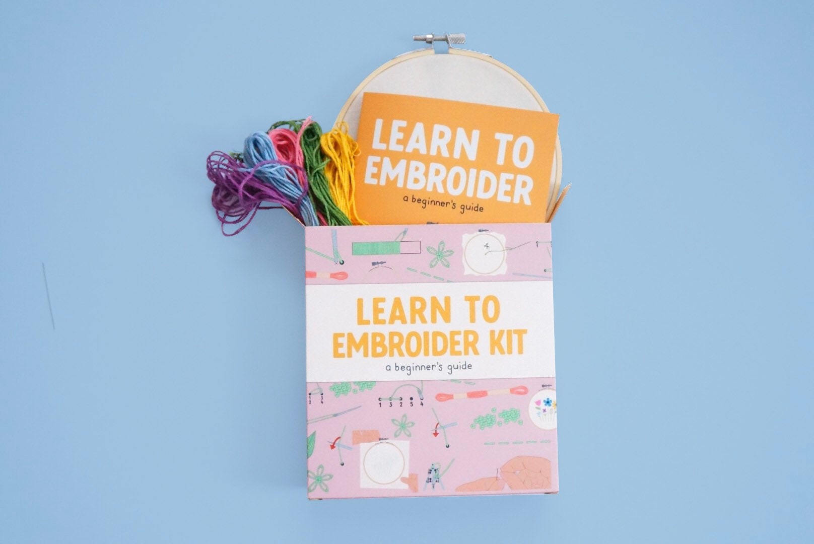 Learn to Embroider DELUXE Beginner Bundle, Full Embroidery Kit