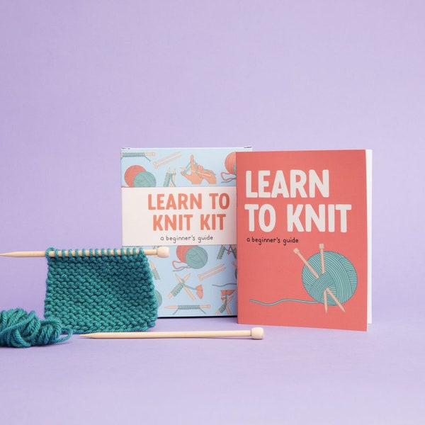 Learn to Knit Kit - An Introduction to Knitting for Beginners