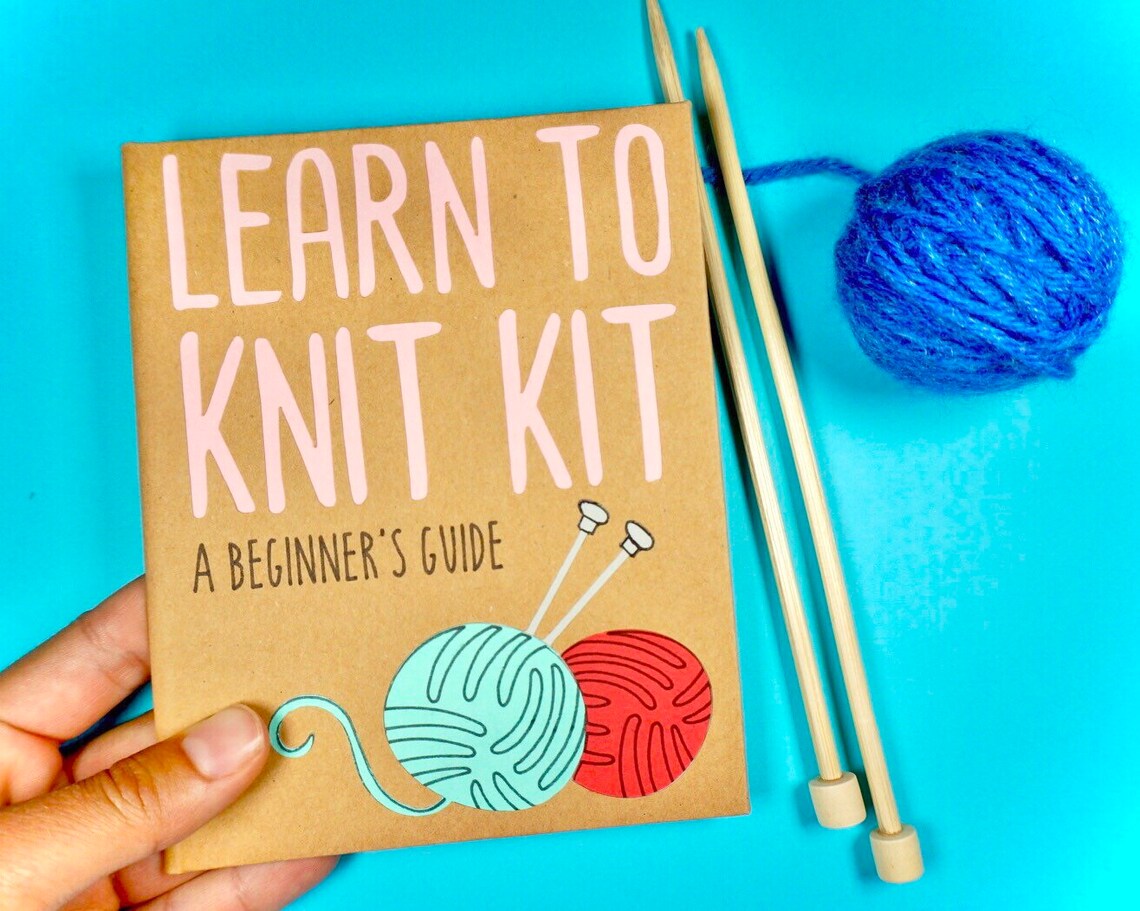 Learn to Knit Kit An Introduction to Knitting with Handmade Etsy