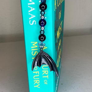 High Lord of the Night Court Inspired Book Mark | ACOTAR, fantasy, bat boy, metal, handmaid bookmark