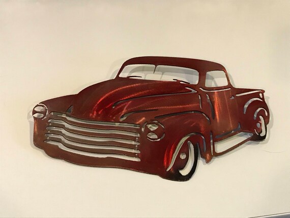Metal Truck Chevy Truck Metal Wall Art Decorations