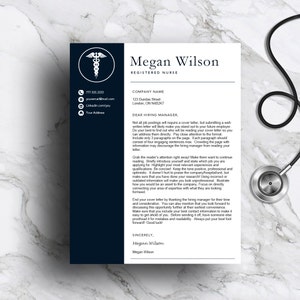 Medical Resume Template | Nurse CV, Cover Letter (Instant Download) image 5