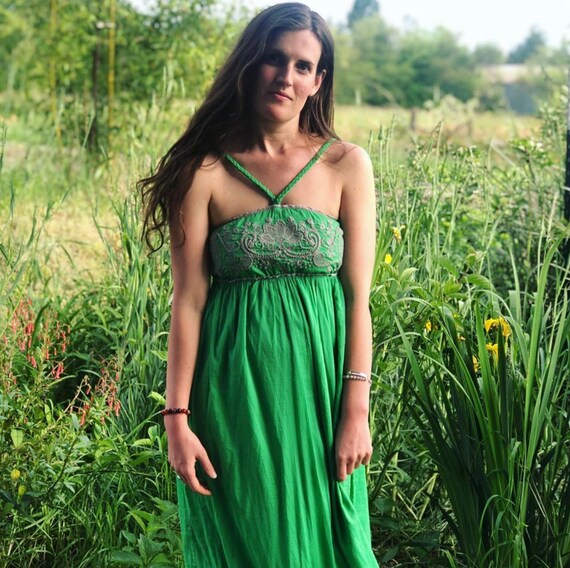 Empire Waist Couture Boho Dress