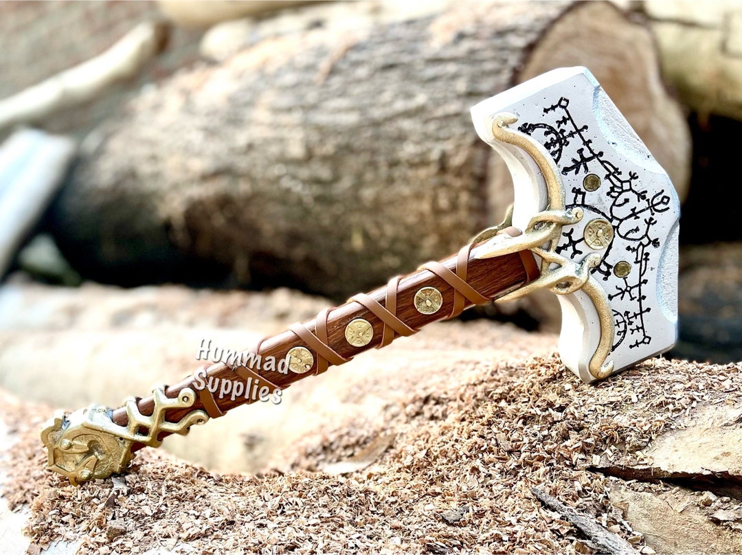 God of War Kratosinspired Thors Hammer Replica Handcrafted Etsy