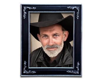 Handmade Victorian Black & Silver Picture Frame – Baroque Corners