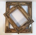 Victorian Style Frame - Handmade, Vintage Frame, Antique Photo Frame, Gold Baroque Corners 