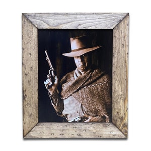 Old West Frame, Rustic Frame. Handmade Distressed Wooden Frame.