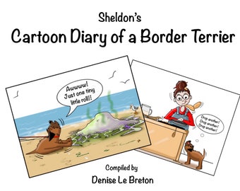 El diario animado de Sheldon sobre un border terrier