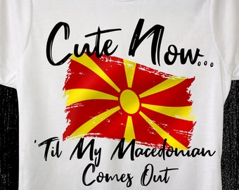 MacedoniaNational FlagIron On T-Shirt Transfer Print
