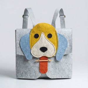 Nuevo - Mochila de fieltro para niños, mochila escolar infantil