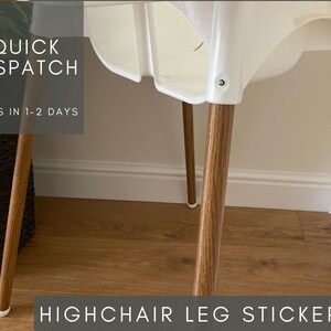 Leg Wraps for Ikea HighchairMedium OakHigh Chair Antilop Decal Stickers