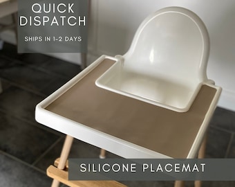 IKEA Antilop Silikon Kinderstuhl Tischset | Versandfertig | Latte