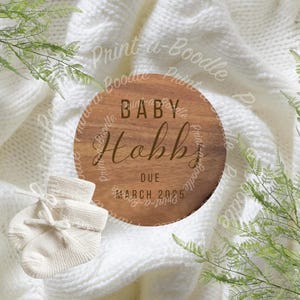 Digital Pregnancy Baby Announcement | Pregnancy Reveal | Editable Baby Reveal | Social Media Reveal | Gender Neutral - Walnut Circle