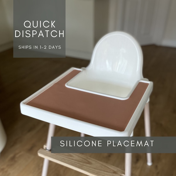 Napperon IKEA Antilop pour chaise haute en silicone | Prêt à expédier | Pêche