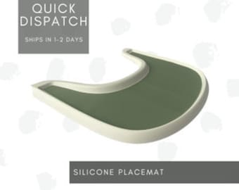 Stokke Tripp Trapp Compatible Silicone Highchair Placemat | Ready To Ship | Sage