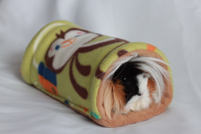Soft Fleece Tunnel Guinea Pig Rat Hedgehog monkey fleece Etsy
