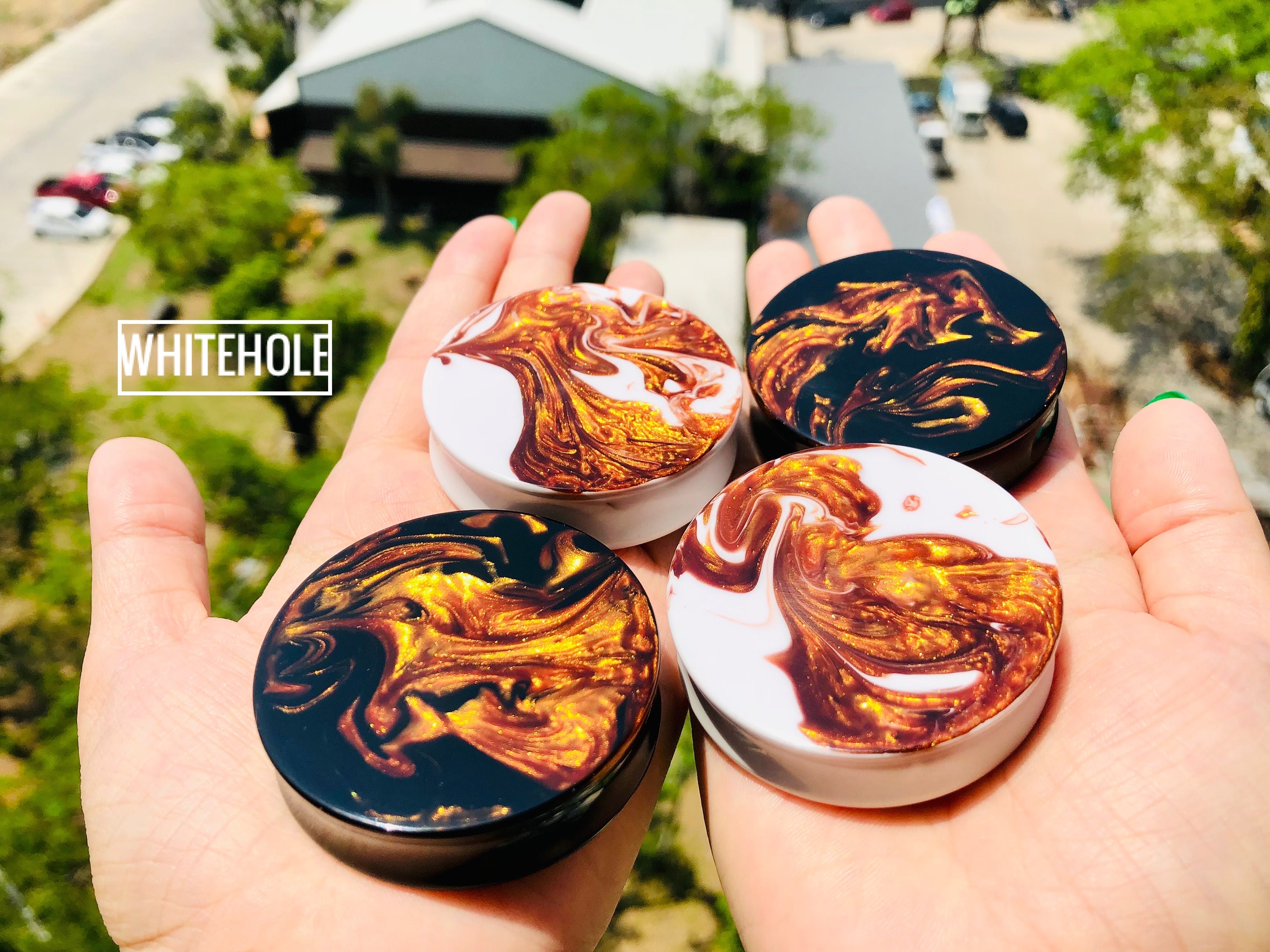 Plugs[Gold Smoke]-Plugs Custom/Plugs Smoke/Plugs Resin