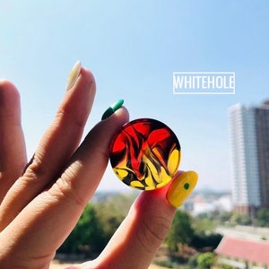Plugs[Yellow&Red/Smoke Black]-Plugs Custom/Plugs Smoke/Plugs Resin