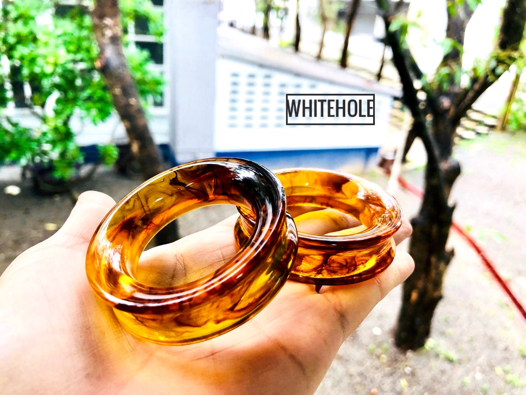 Without Color Plug Plugs Tunnelamber Colorplugs Custom/plugs Smoke/plugs Resin - Etsy Israel