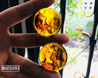 Plugs[Amber color]-Plugs Custom/Plugs Smoke/Plugs Resin