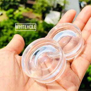 Plugs Tunnel[klar konkav]-Plugs Custom/Plugs Smoke/Plugs Resin