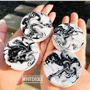 Plugs[Matt White/Black Smoke]-Plugs Custom/Plugs Smoke/Plugs Resin