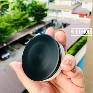Plugs[Matt Black and White]-Plugs Custom/Plugs Smoke/Plugs Resin