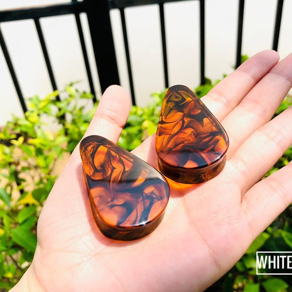 Stekkers Teardrop-pluggen Custom/Stekers Smoke/Pluggen Hars