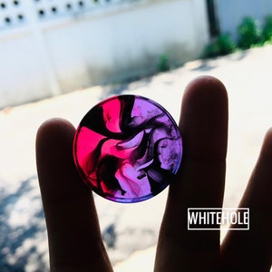 Plugs[purple&pink/Black Smoke]-Plugs Custom/Plugs Smoke/Plugs Resin