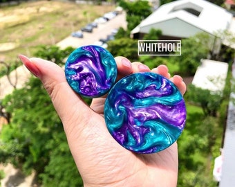 Plugs[Purple  pearl & Green pearl]-Plugs Custom/Plugs Smoke/Plugs Resin