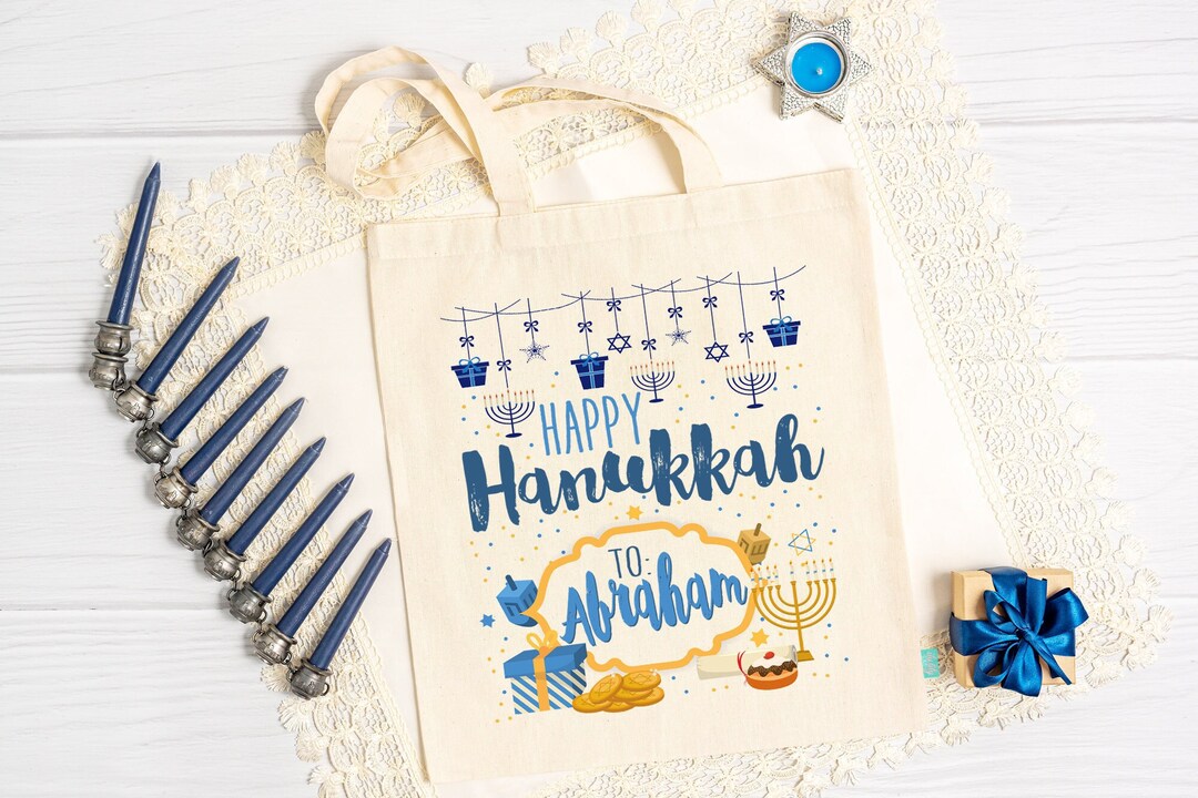 Hanukkah Print Pattern Crossbody bags