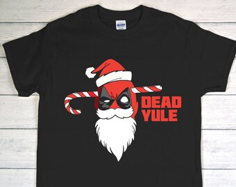 Deadpool Christmas Holiday Yuletide Shirt - BLACK