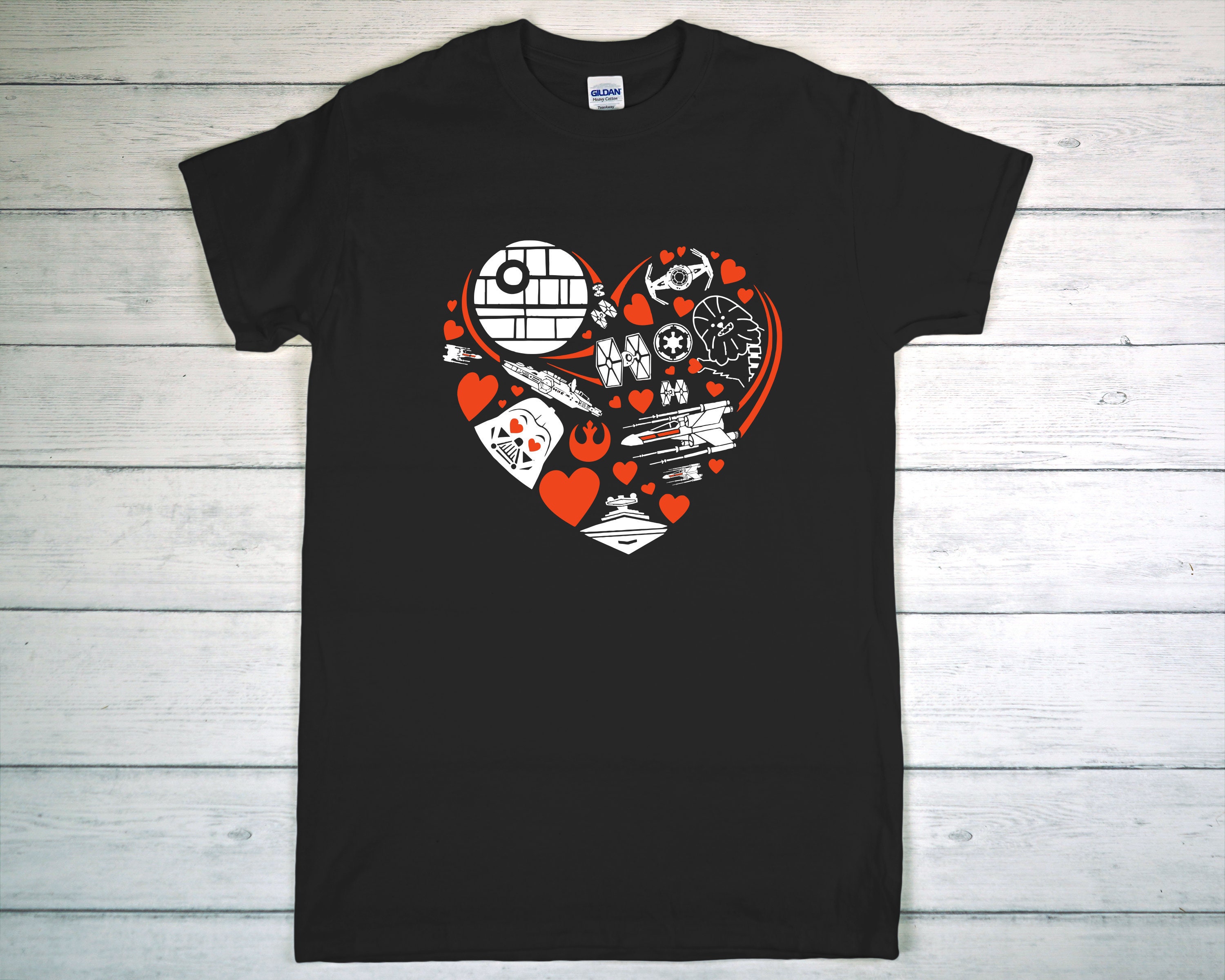 Star Wars Inspired Valentine's Day Tshirt Disney Galaxy's Edge