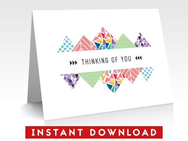 Printable Pondering of Your self Card, Fast Obtain, PDF Layout, Electronic Down load, Greeting Card, Electronic Card, Triangle, Summary graphic regarding Printable Thinking of You Card identify Printable Wanting to know of Your self Card, Quick Down load, PDF Structure, Electronic Down load, Greeting Card, Electronic Card, Triangle, Summary