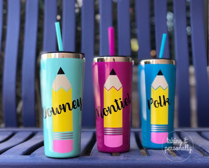 Teacher Cup / Teacher Gift / Personalized Pencil Cup Etsy