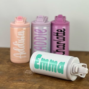 Personalized Kids Stainless Steel Name 12 oz. water bottle