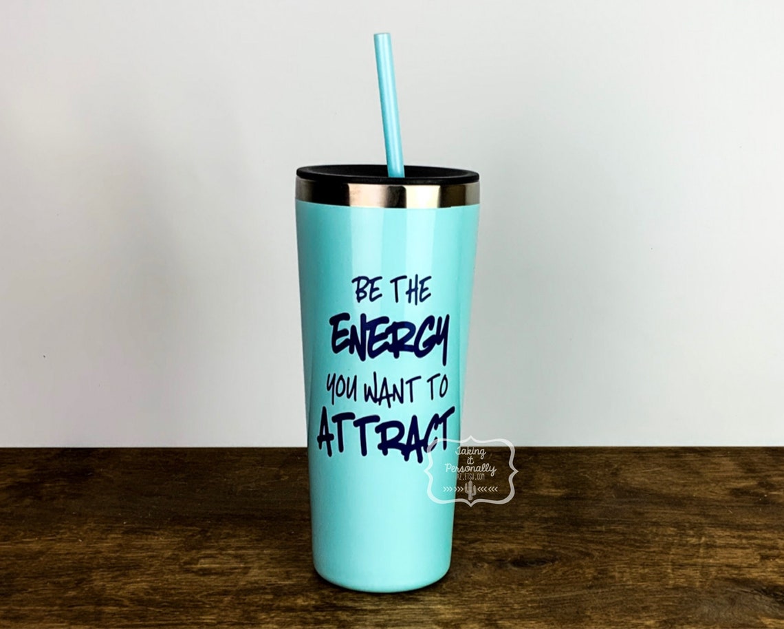 Positive Thinking Cups / Positive Message / Happiness Etsy