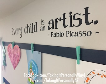 Every Child Is An Artist Wall Vinyl