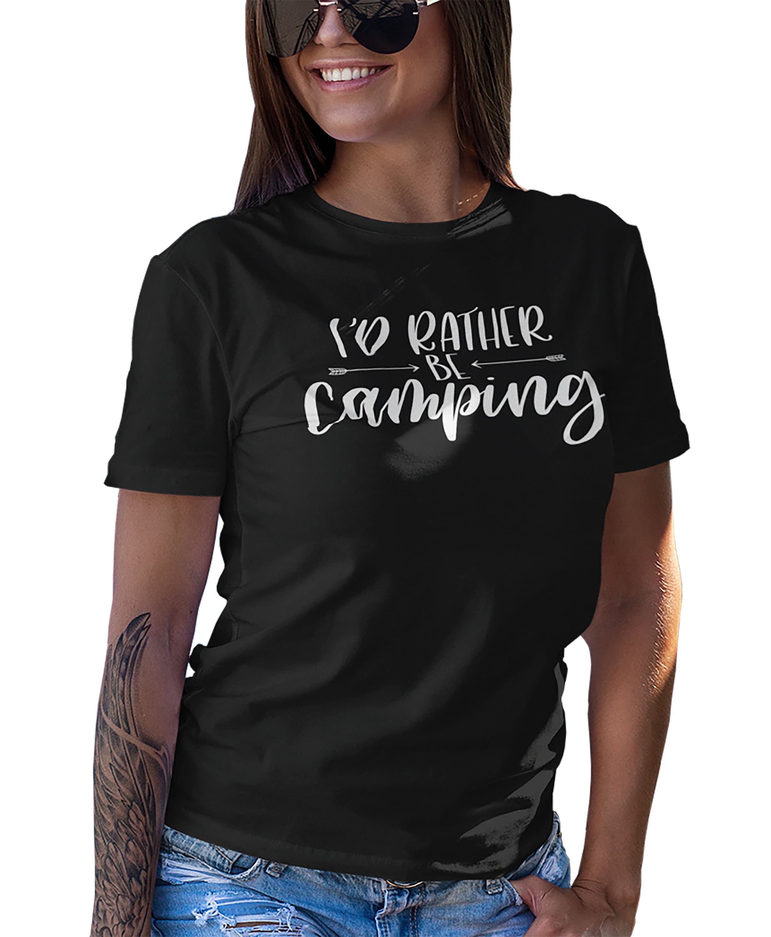 Camping TShirt For Women Etsy