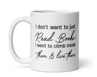 Personalised BIG Mug - Funny Gift -  Reader Gift - Reader Mug - Book Lovers Gifts - Book Lovers